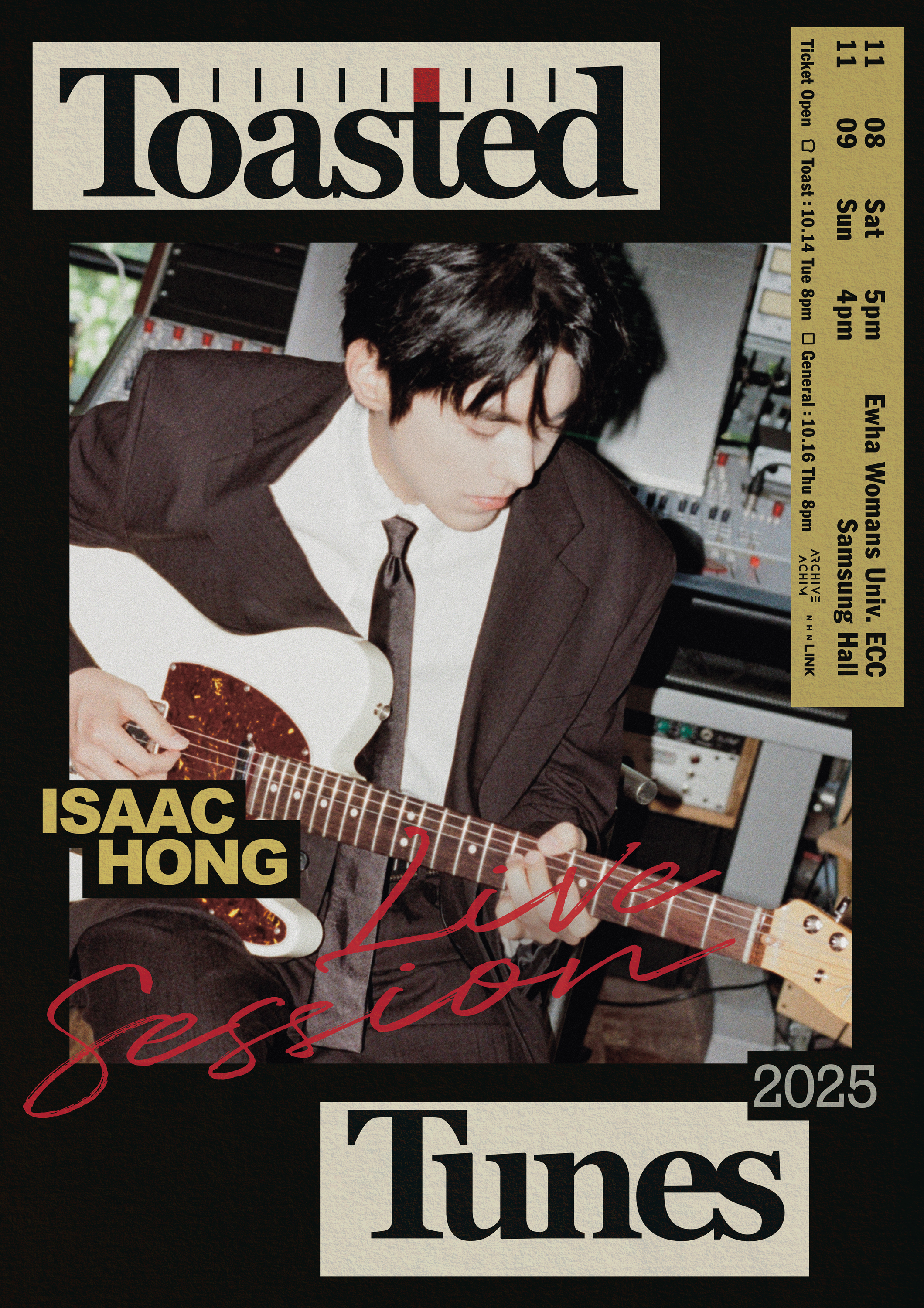 ISAAC HONG 2025 LIVE SESSION < Toasted Tunes >
